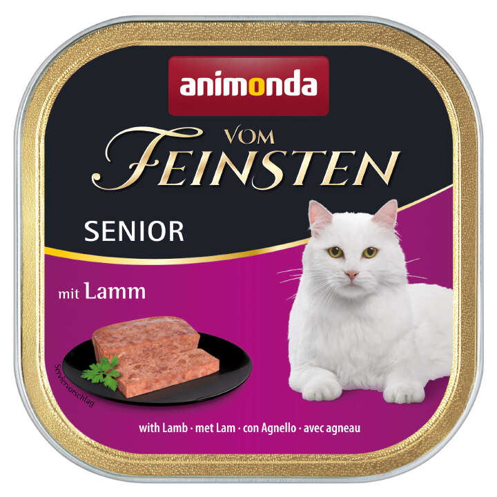 animonda Katzen-Nassfutter Vom Feinsten Senior mit Lamm